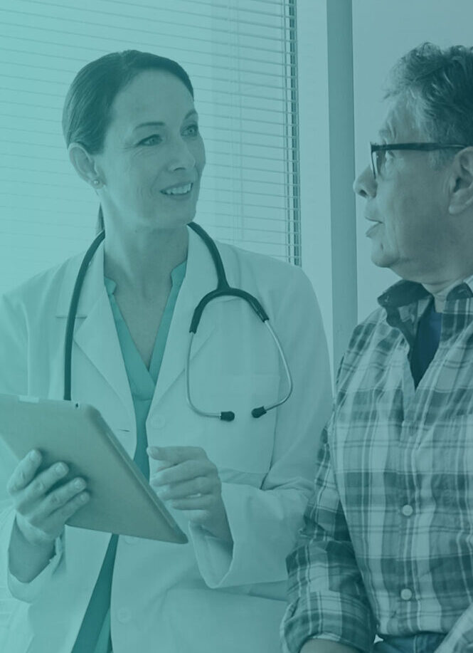 doctora con paciente